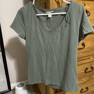 Green V Neck